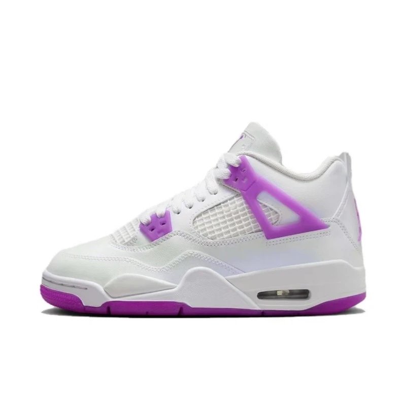 AJ4 - New White/Pink