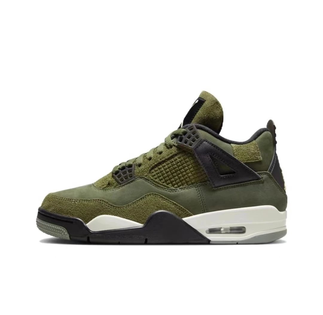 AJ4 - White/Green