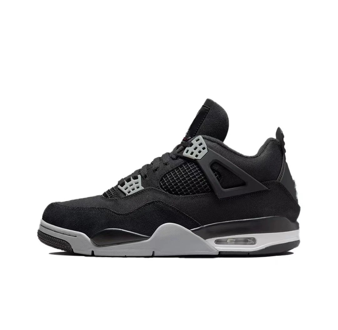 AJ4 - Black Denim