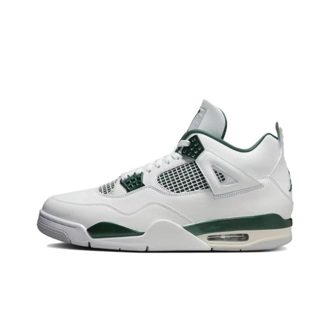 AJ4 - White/Dark Green