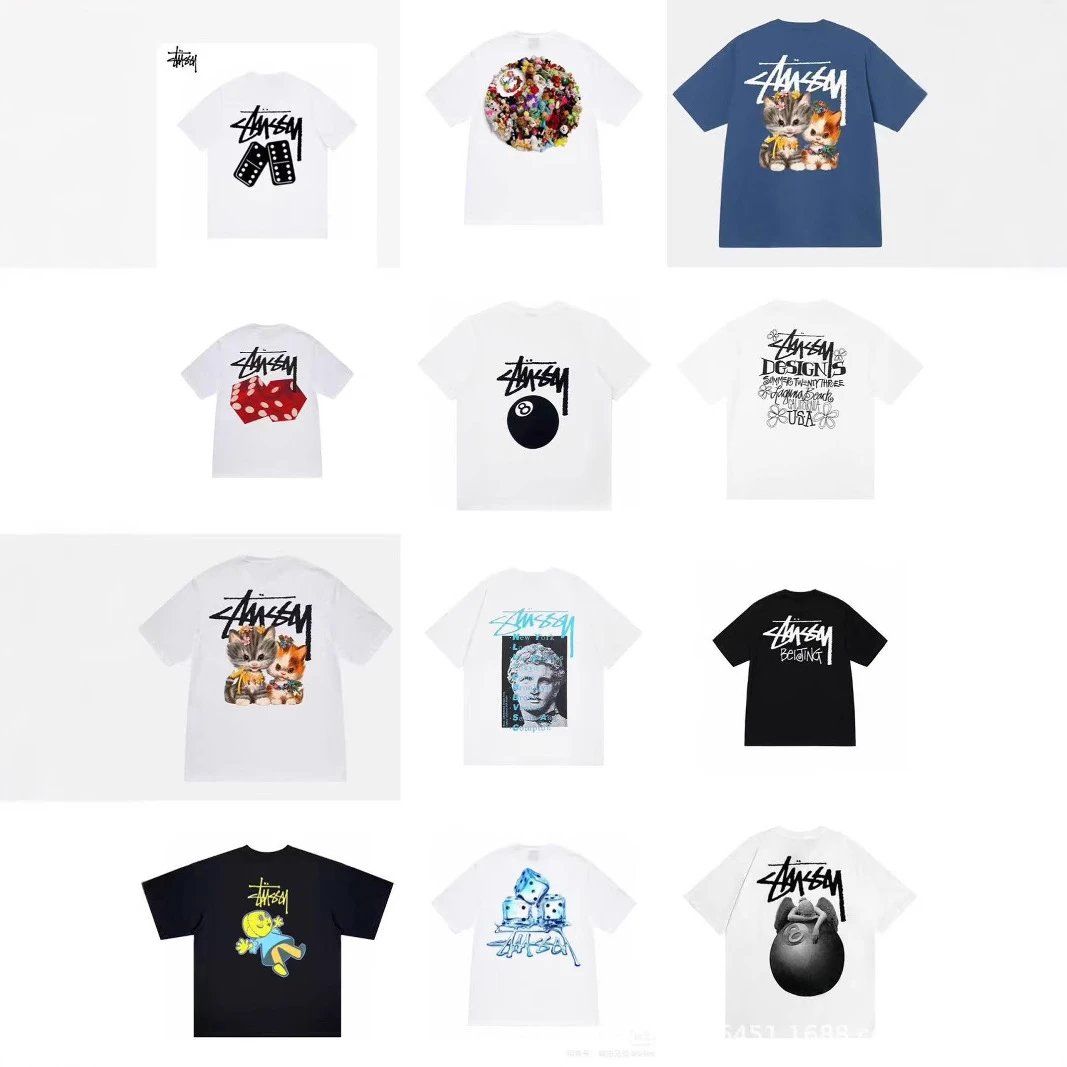 Stussy Graphic Print Cotton T-Shirt