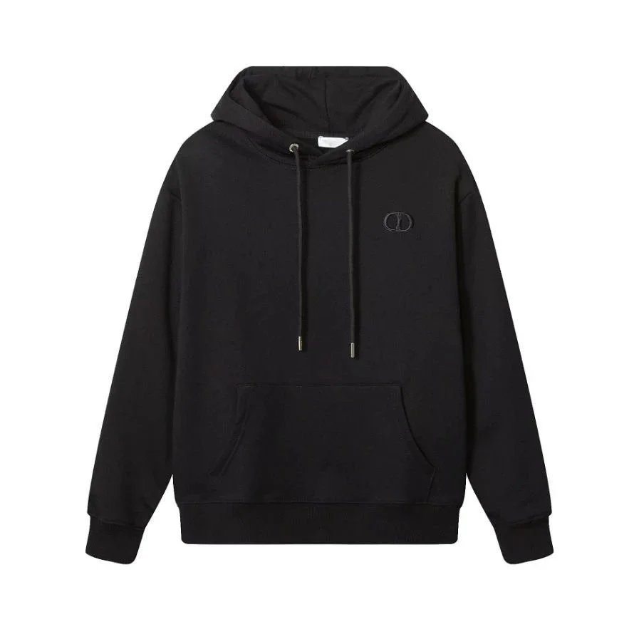 Dior Hoodies & Sweatshirts Oblique jacquard hooded sweatshirt — 02-Black