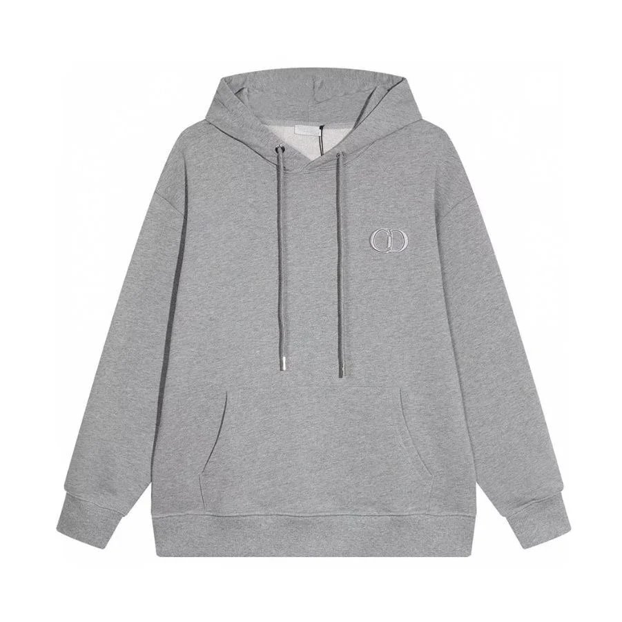 Dior Hoodies & Sweatshirts Oblique jacquard hooded sweatshirt — 02-Grey