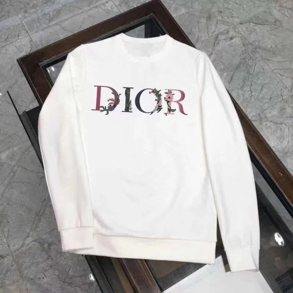 Dior Hoodies & Sweatshirts Oblique jacquard hooded sweatshirt — 04-White