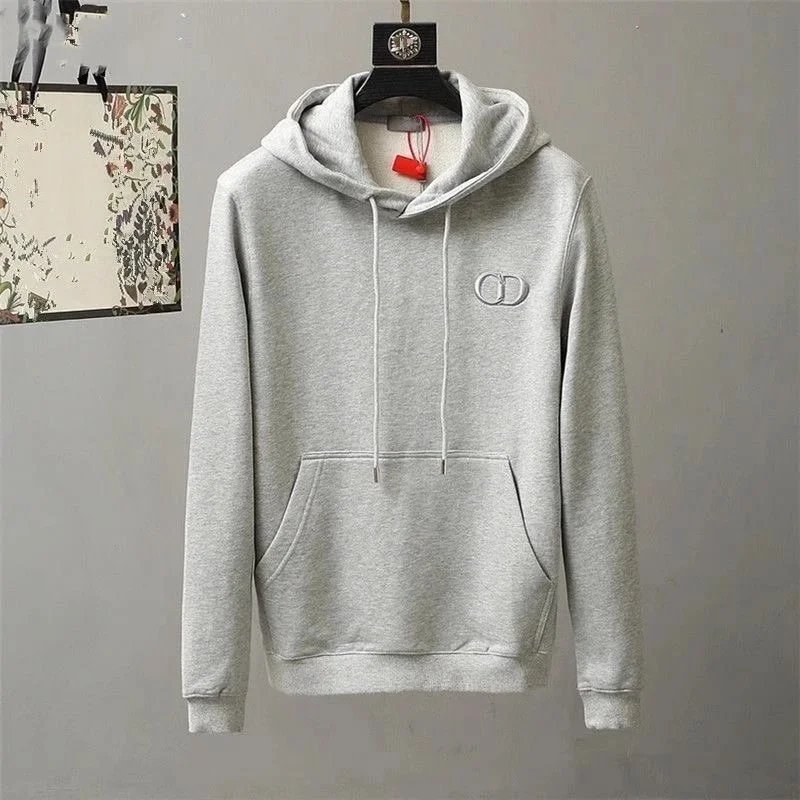 Dior Hoodies & Sweatshirts Oblique jacquard hooded sweatshirt — 07-Grey
