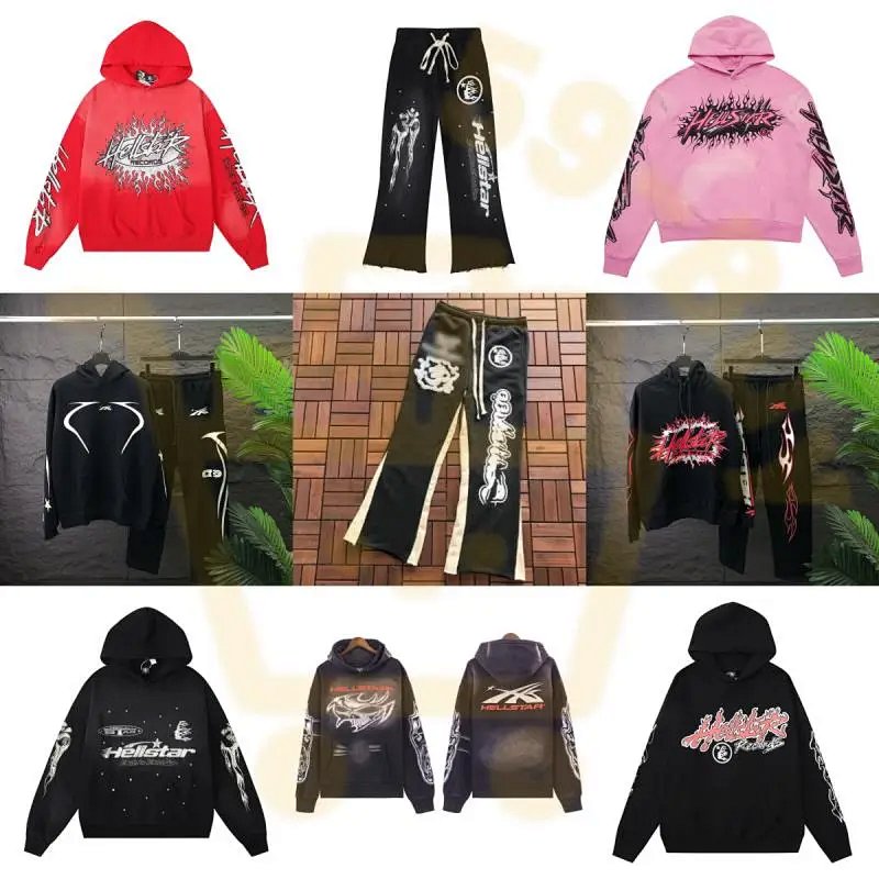 Hellstar Sports Graphic Hoodie Beige product detail 2 in Litbuy spreadsheet finds