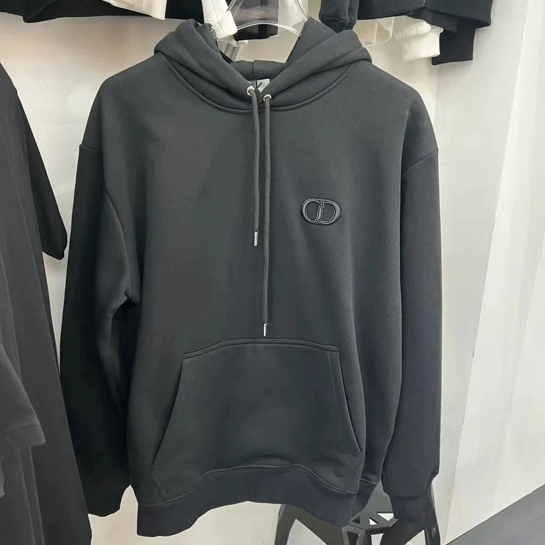 Dior Hoodies & Sweatshirts Oblique jacquard hooded sweatshirt — 07-Black