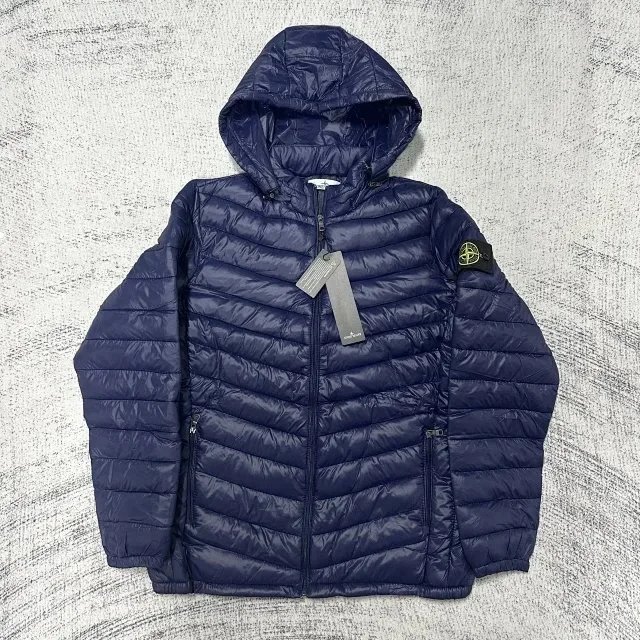 Stone Island Down Jacket Beige Outerwear - 8