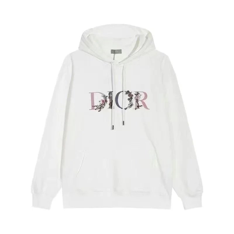 Dior Hoodies & Sweatshirts Oblique jacquard hooded sweatshirt — 03-White