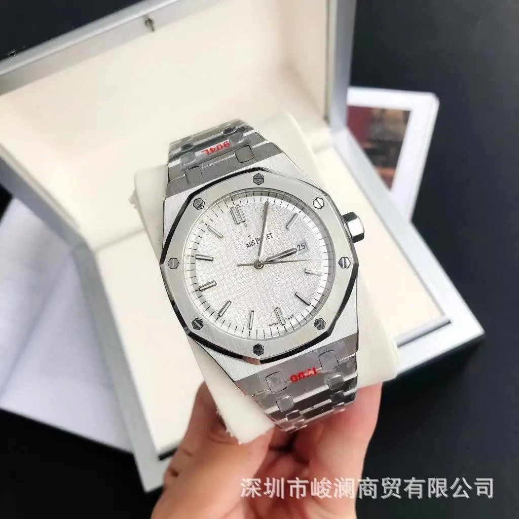 Audemars Piguet Watches Royal Oak automatic watch with octagonal bezel and integrated bracelet — 4