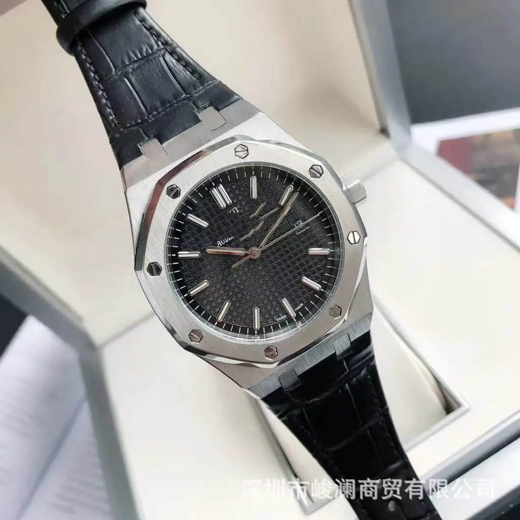 Audemars Piguet Watches Royal Oak automatic watch with octagonal bezel and integrated bracelet — 6