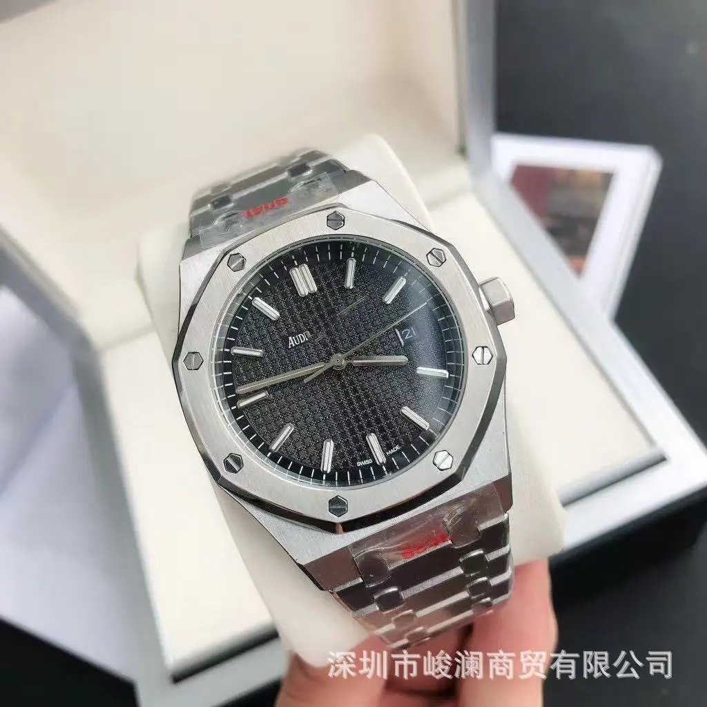 Audemars Piguet Watches Royal Oak automatic watch with octagonal bezel and integrated bracelet — 5