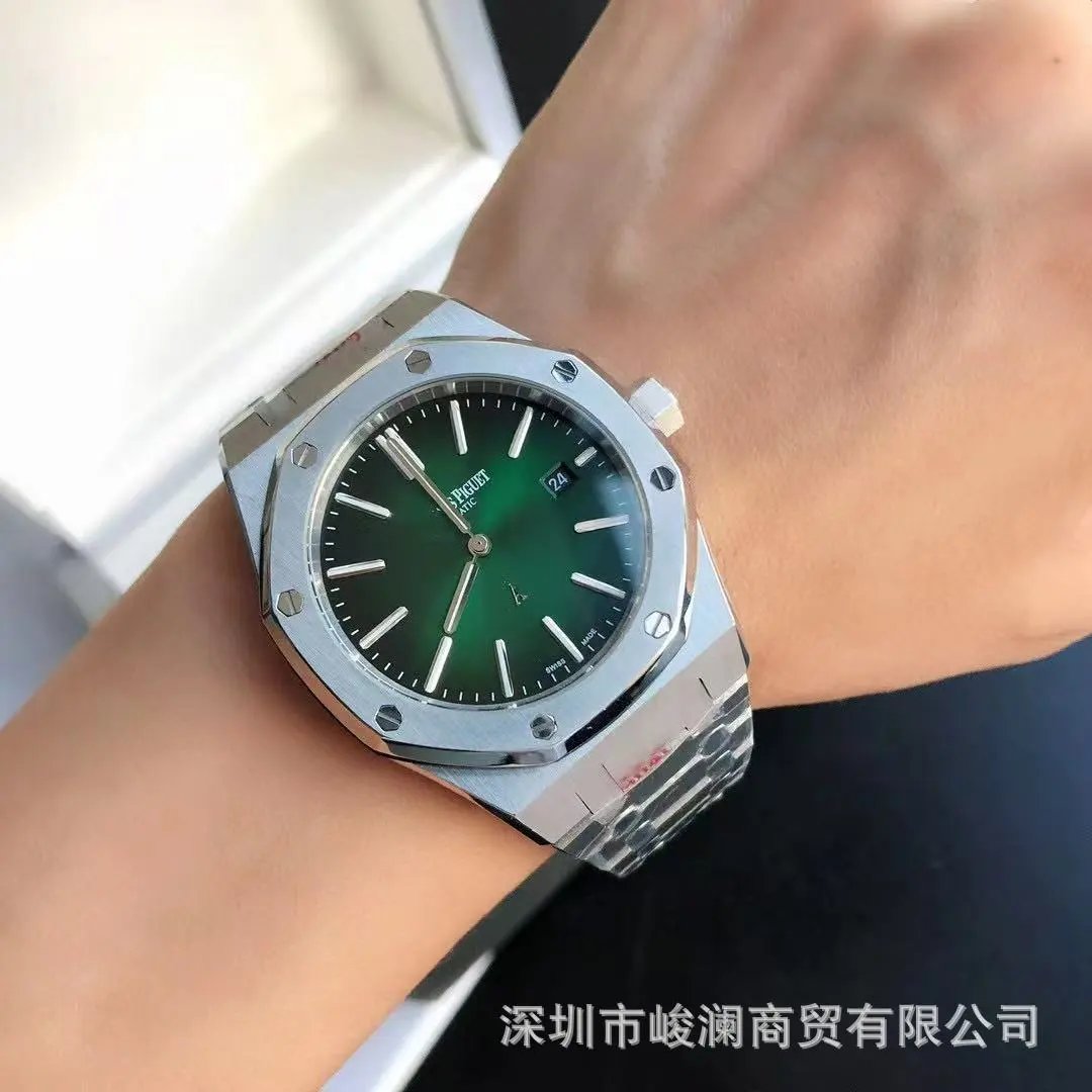 Audemars Piguet Watches Royal Oak automatic watch with octagonal bezel and integrated bracelet — 13