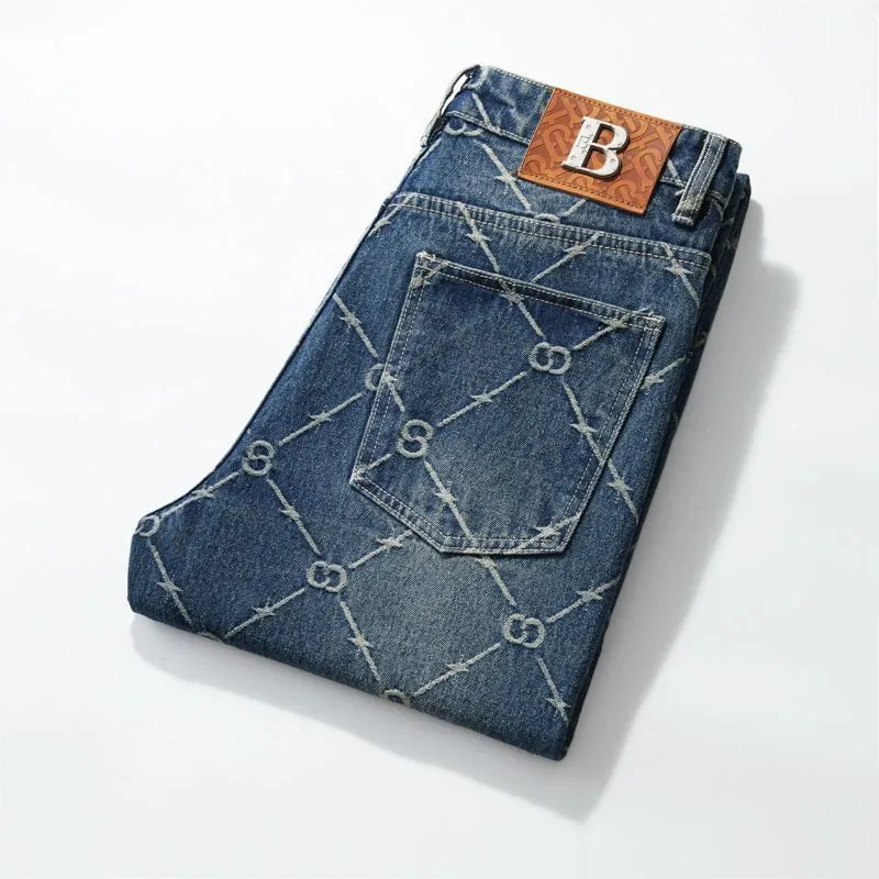Balenciaga Allover Logo Jeans Collection