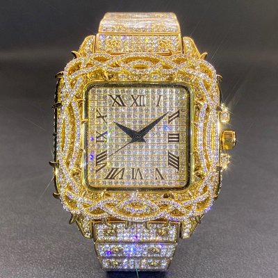 Cartier Santos Square Watch - rep zegarki