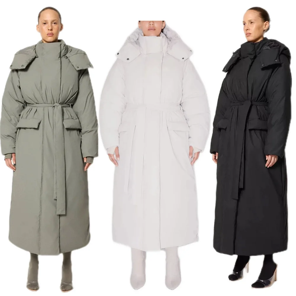 KHY Belted Long Puffer Coat