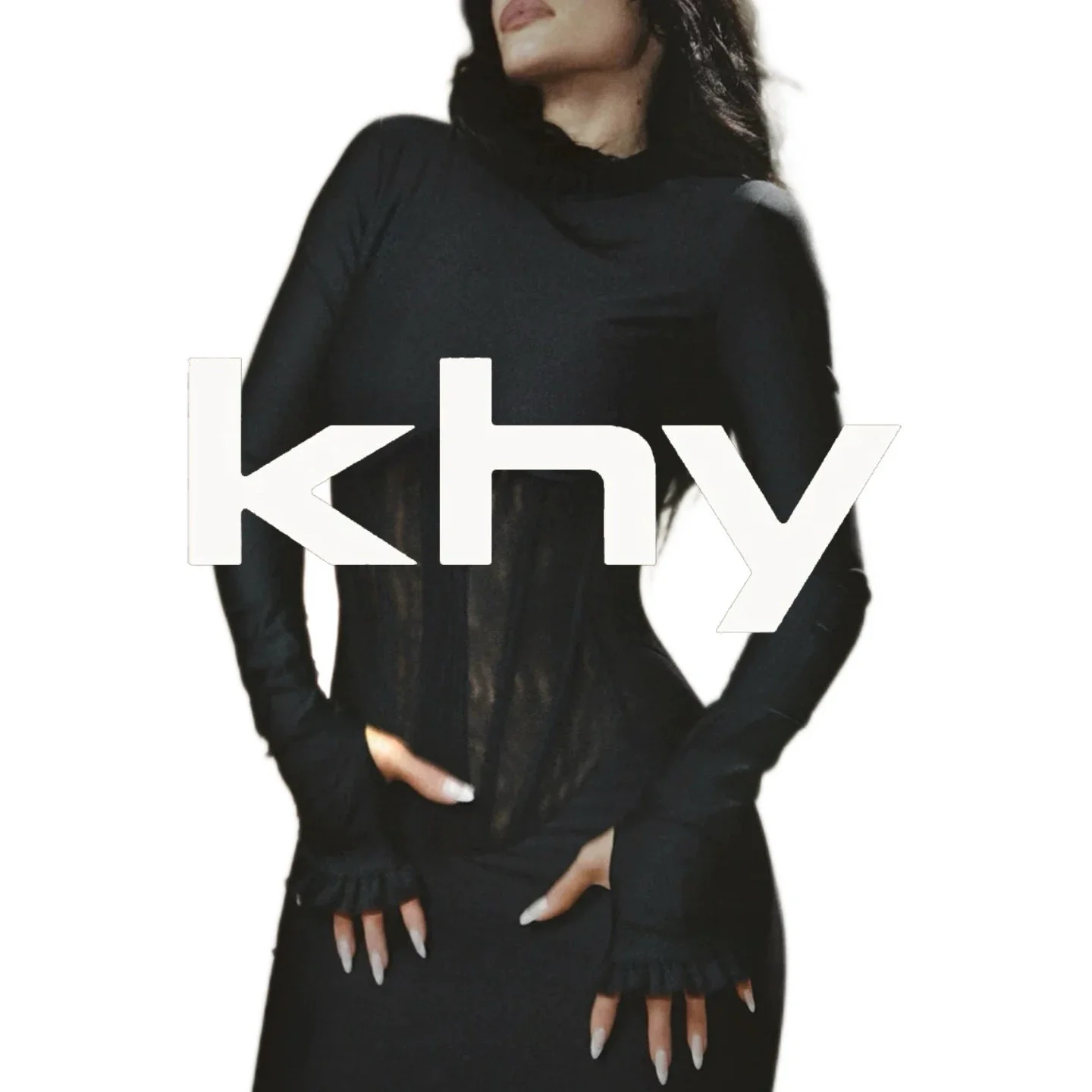 Mesh Corset Long Sleeve Bodycon Midi Dress