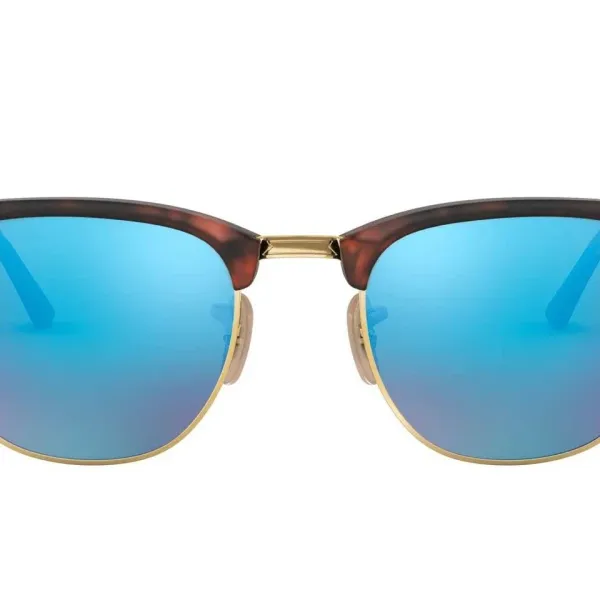 Ray-Ban Clubmaster Blue Mirror Sunglasses - 1