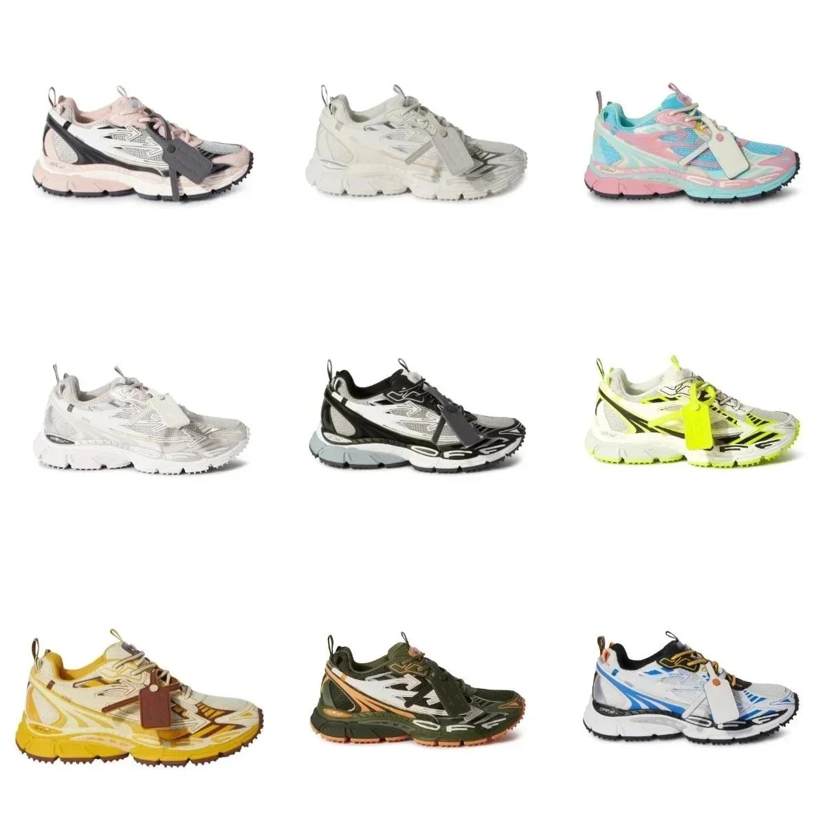 Colorful Chunky Running Shoes Collection