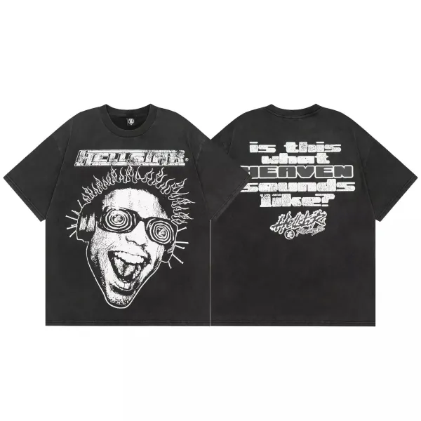 Hellstar Records x World of Eternal Rites Black Graphic T-Shirt - 9