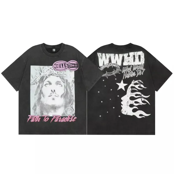 Hellstar Records x World of Eternal Rites Black Graphic T-Shirt - 4