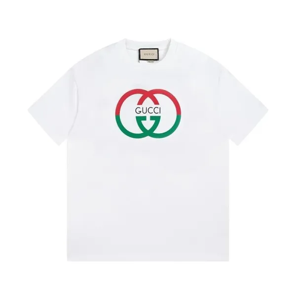 Gucci Interlocking G Logo White T-Shirt - 1