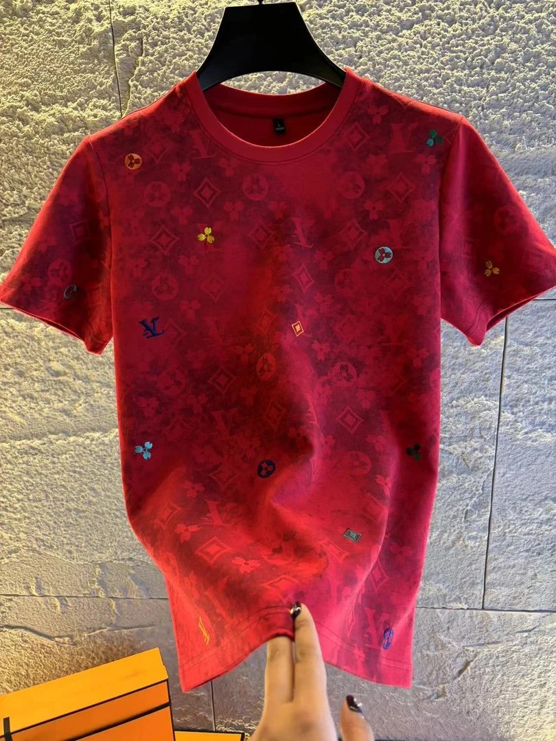 Louis Vuitton Monogram Camo Print T-Shirt Gray - 12