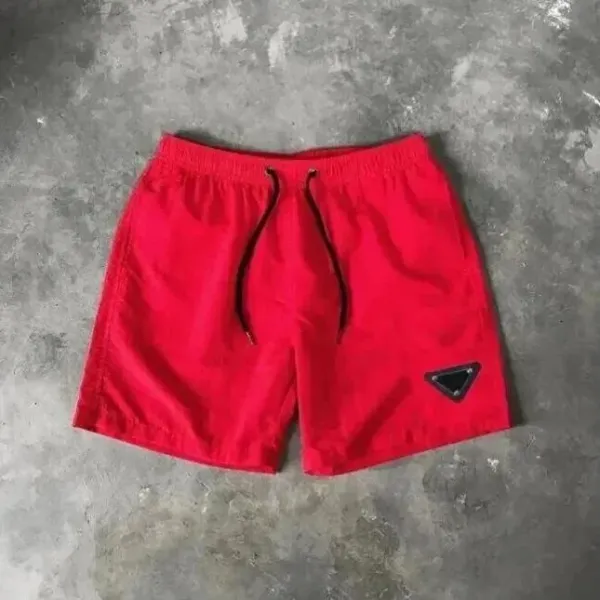Prada Triangle Logo White Nylon Shorts - 8