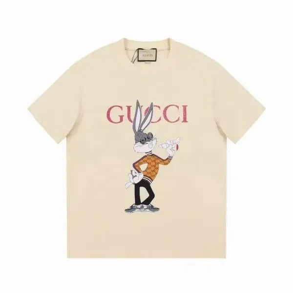 Gucci x Looney Tunes Bugs Bunny Graphic Beige T-Shirt - 1