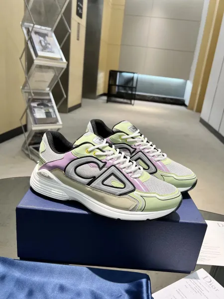Dior B23 Low Multicolor Chunky Sneakers - 1
