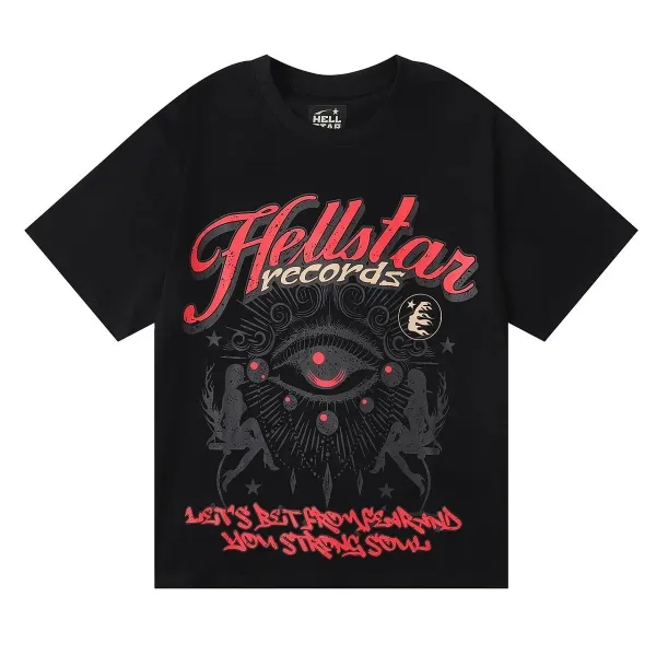 Hellstar Records Let's Get From Year And You Strong Soul Black T-Shirt - 1