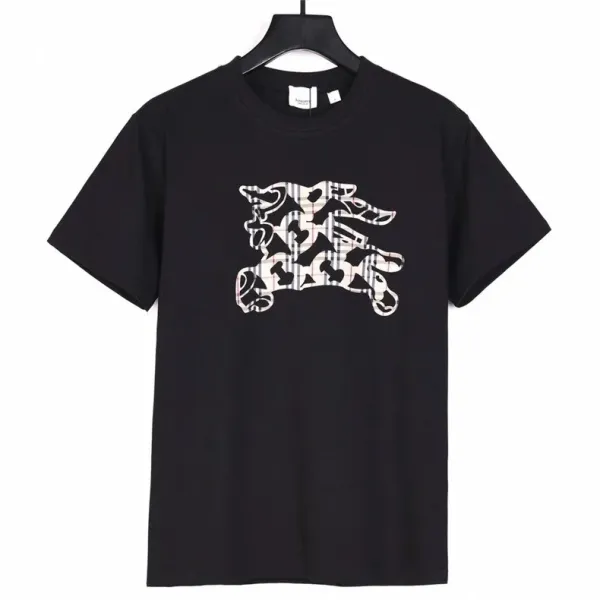 Burberry Rainbow Knight Logo T-Shirt Black - 9