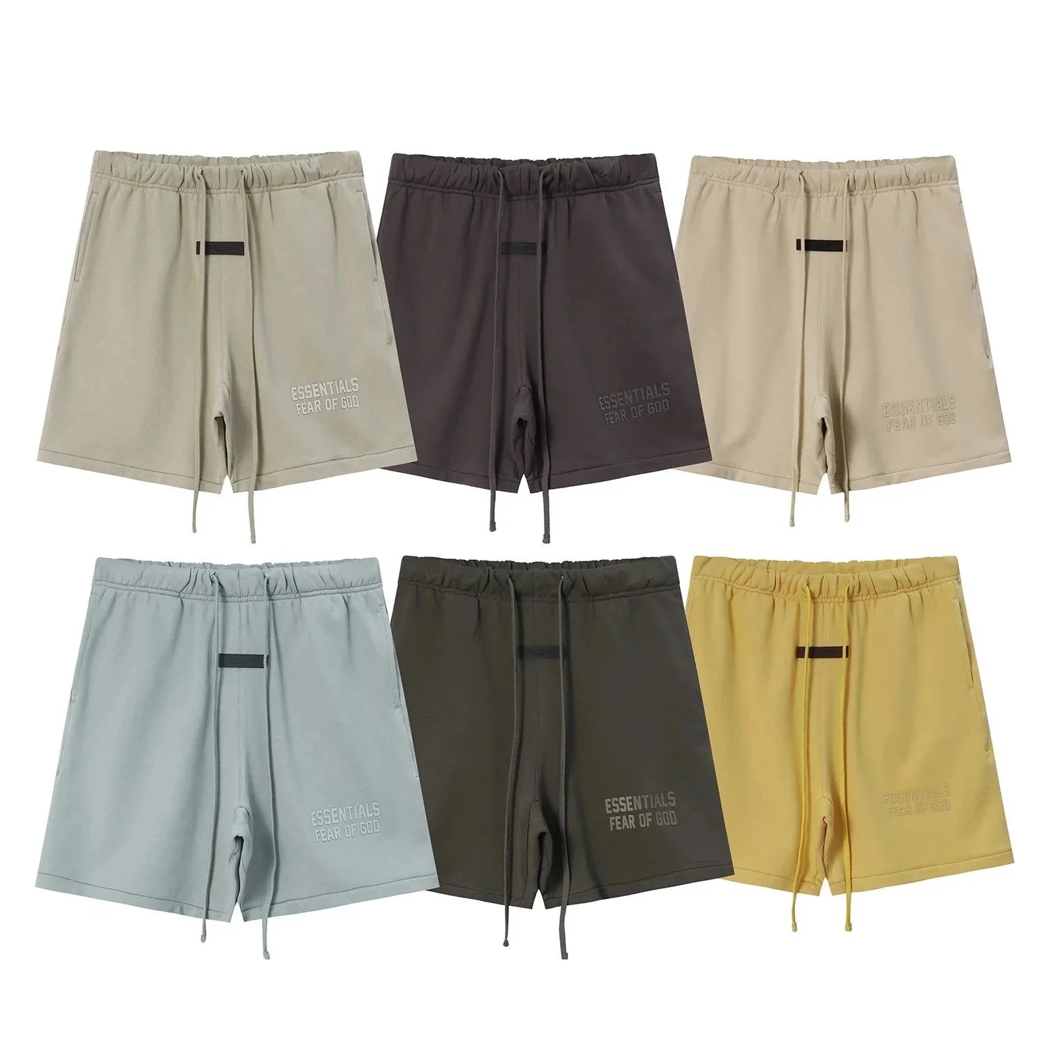 Fear of God Essentials Relaxed Fit Shorts Yellow - 9