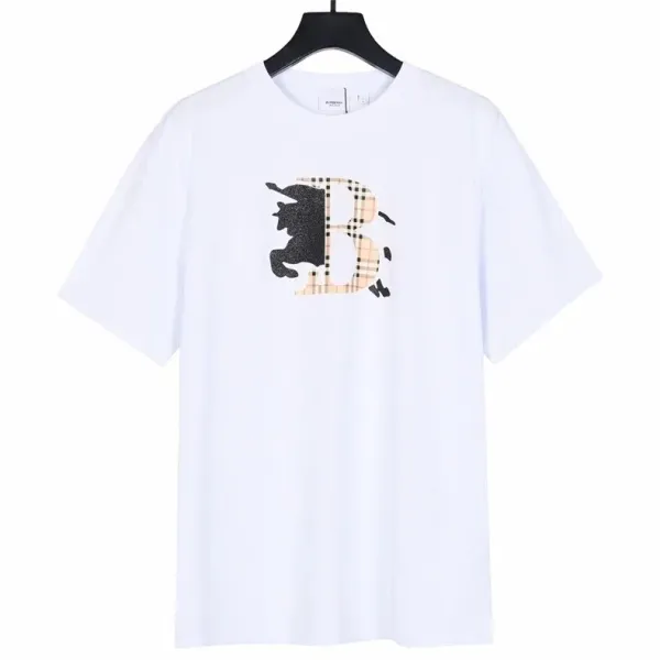 Burberry Rainbow Knight Logo T-Shirt Black - 6