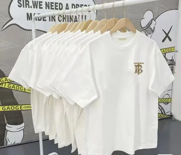 Burberry Monogram Logo White T-Shirt - 1