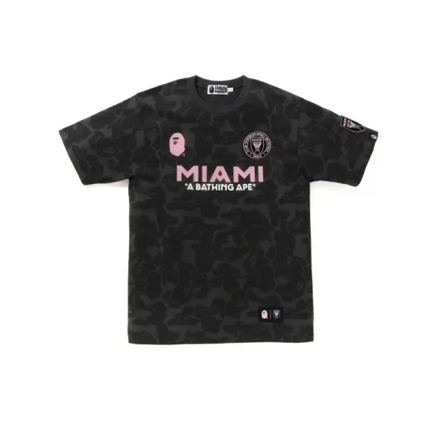 A Bathing Ape Purple Camo Big Ape Head T-Shirt - 11