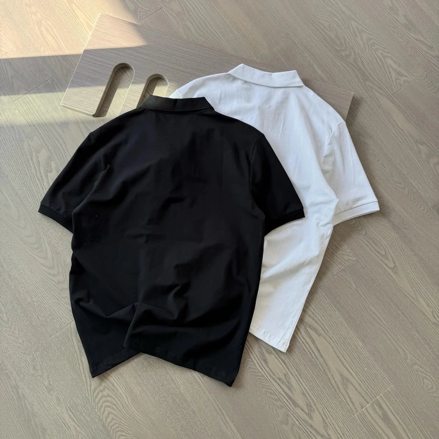 Lacoste Logo-Embroidered Black Polo - 4