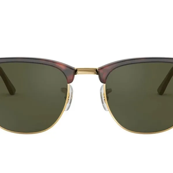 Ray-Ban Clubmaster Tortoiseshell Gold Sunglasses - 1
