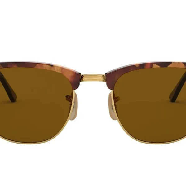 Ray-Ban Clubmaster Tortoiseshell Gold Sunglasses - 1