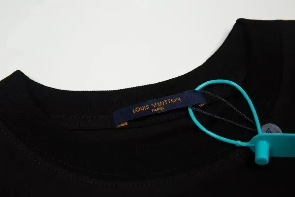 Louis Vuitton Multi-Logo Patchwork Black T-Shirt - 5