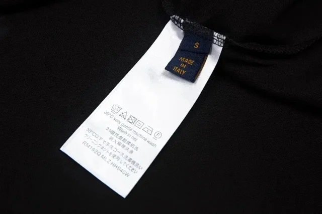 Louis Vuitton T-Shirts Short-Sleeve Graphic Logo Print product detail image 7