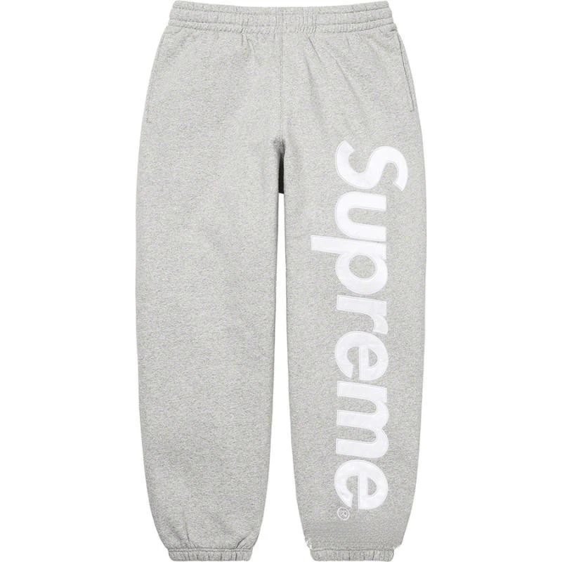 A309 Large Logo Pants in Grey