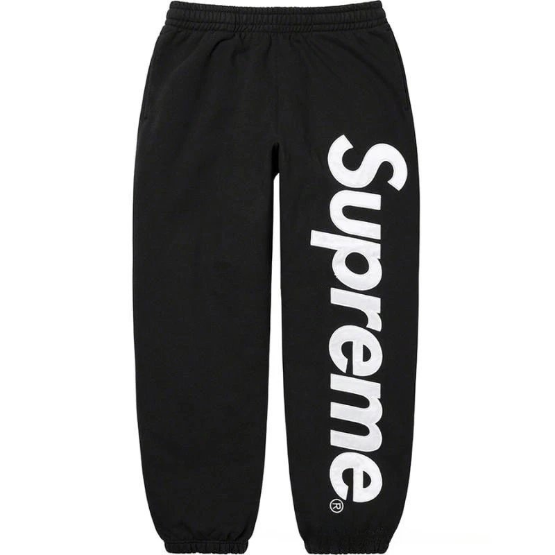 A309 big logo pants in black