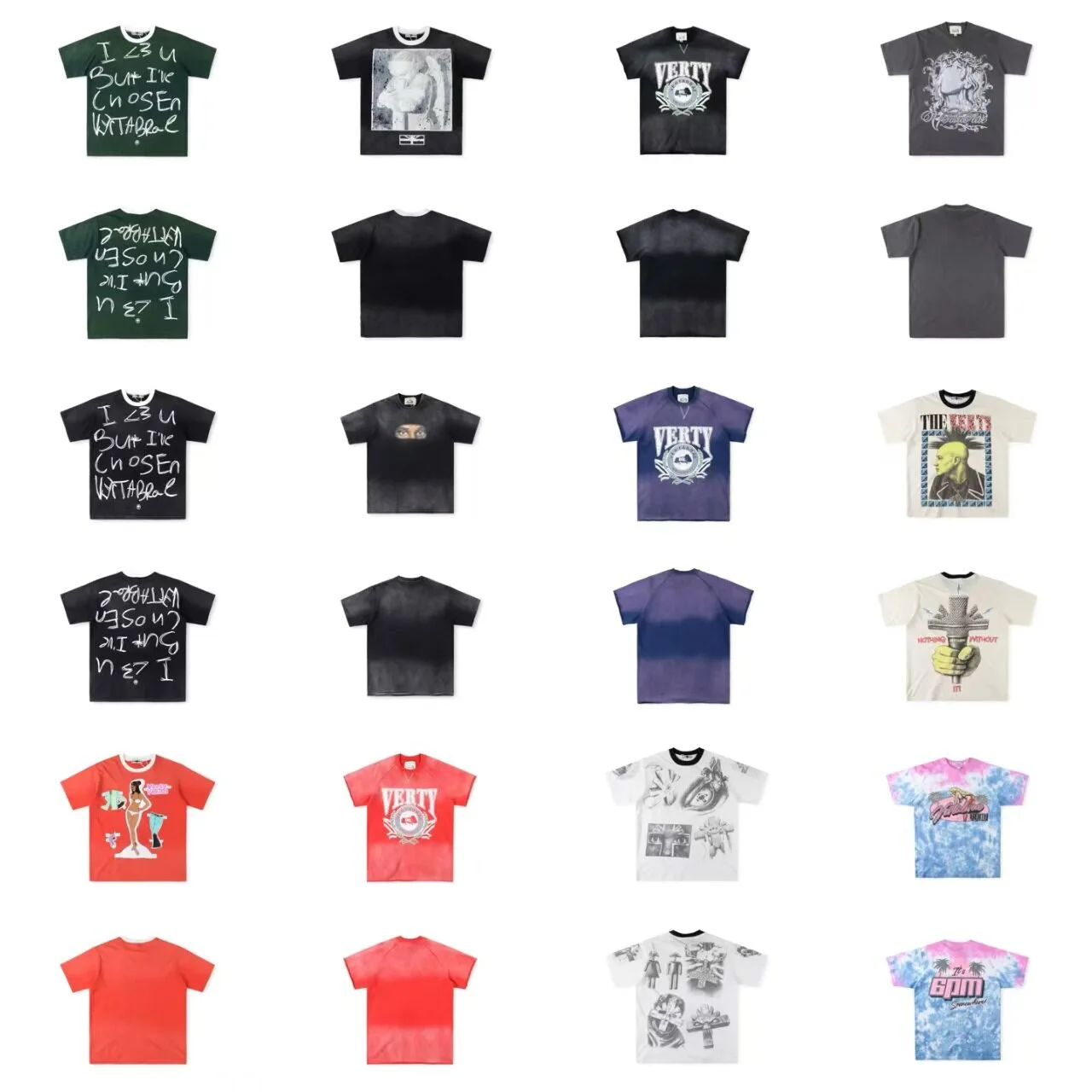 Vertebrae Camiseta 16 Estilos