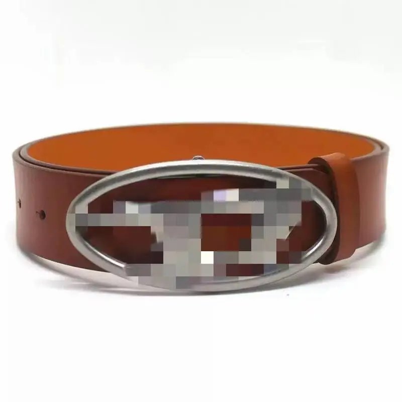 Camel Genuine Leather Large D Matt Buckle