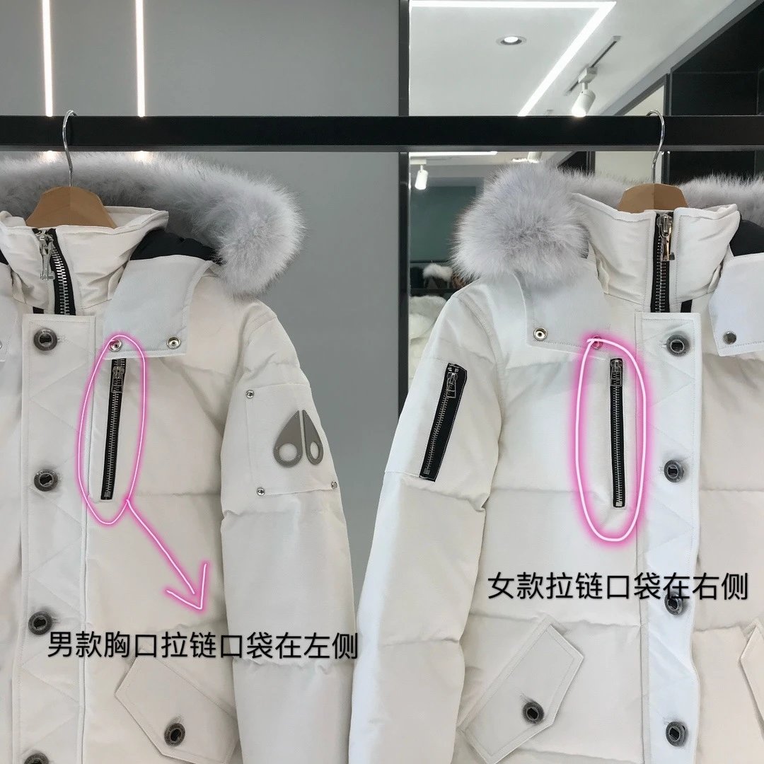 Design Parka with Detachable Fur Trim Hood in Off-White - 2