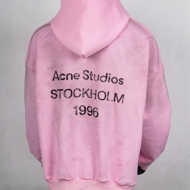 Acne Studios Stockholm 1996 Vintage Distressed Hoodie - rep Acne Studios