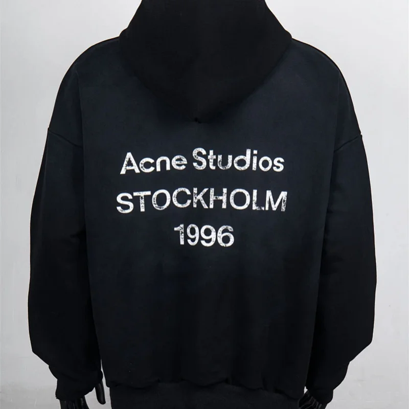 Acne Studios Stockholm 1996 Vintage Distressed Hoodie - rep Acne Studios