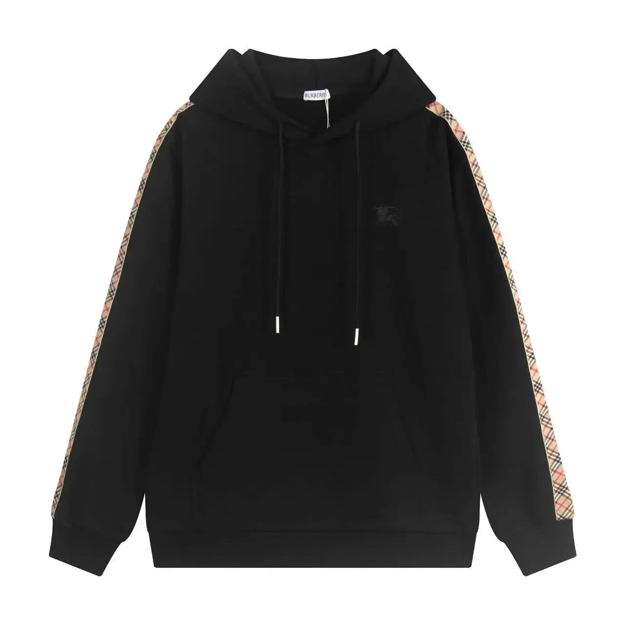 Burberry Hoodies & Sweatshirts Check-lined zip-up hoodie — Hooded Sweatshirt -3
