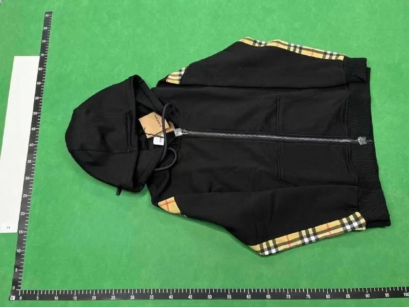 Burberry Hoodies & Sweatshirts Check-lined zip-up hoodie — Zip-up hoodie -5